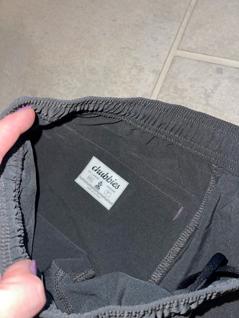 chubbies Black Athletic Shorts - Picture 4 of 5